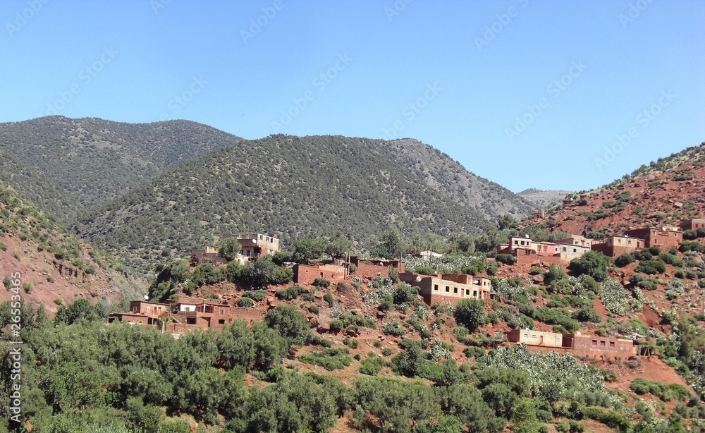 Atlas et village Maroc