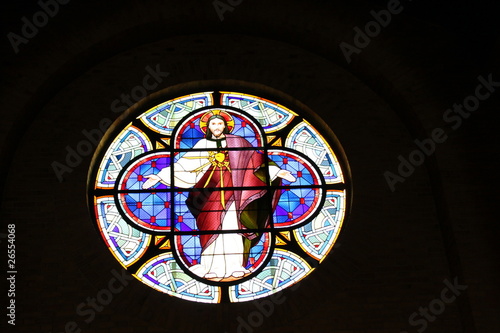 Rosace de l   glise Notre Dame du Rosaire    Paris 