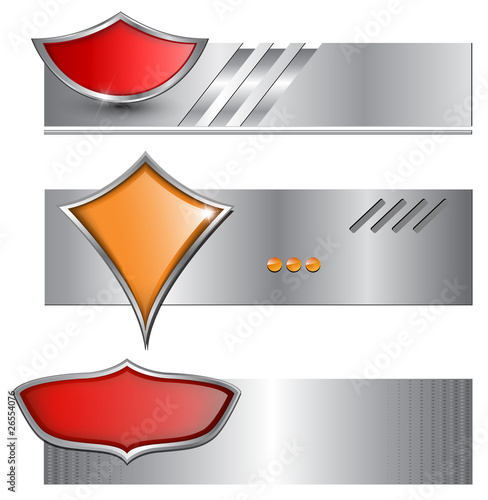 Banners, backgrounds