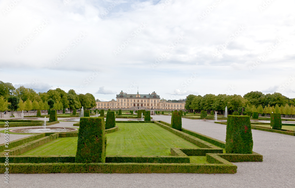 Drottningholms Palace in the Stockholm city