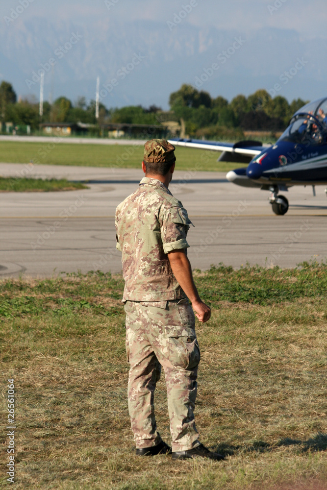 Naklejka premium soldier