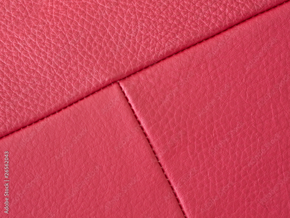 Red leather detail Red leather detail