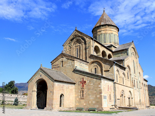 Svetitskhoveli Cathedral in Mtskheta, Georgia photo