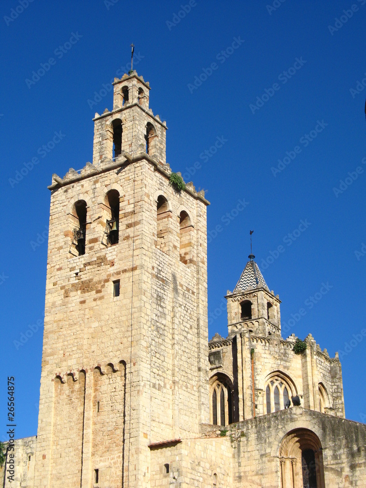 Campanario del monasterio de Sant Cugat del Vallés