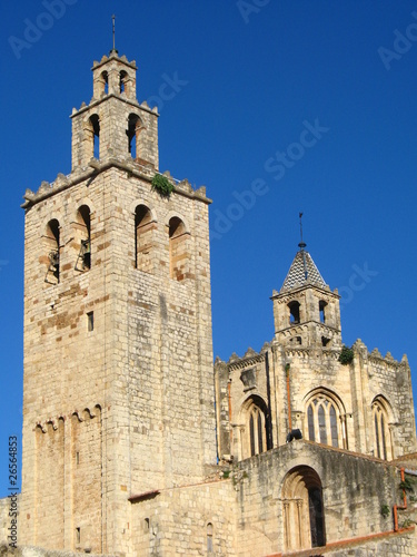 Campanario del monasterio de Sant Cugat del Vallés 1