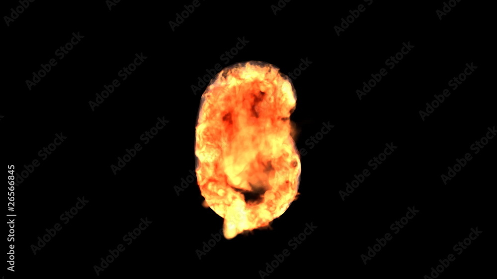 number 6 fire number 6 fire