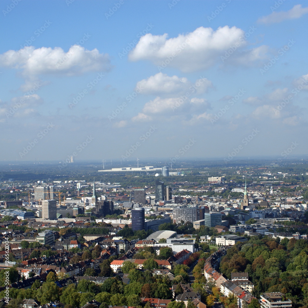 Obraz premium DORTMUND - Stadtpanorama
