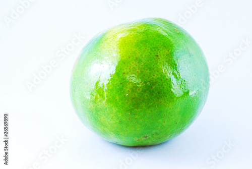 Green orange isolated
