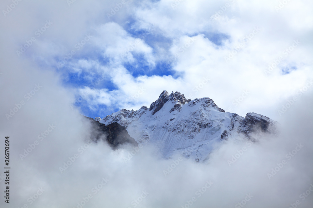 snow-capped peak snow-capped peak