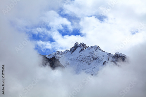 snow-capped peak