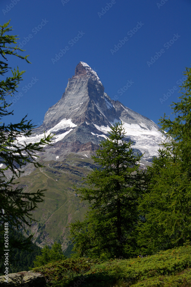 Die klassische Postkarte vom Matterhorn