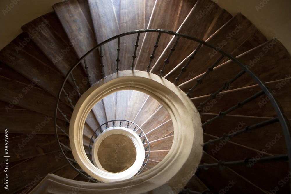 Obraz premium Spiral staircase