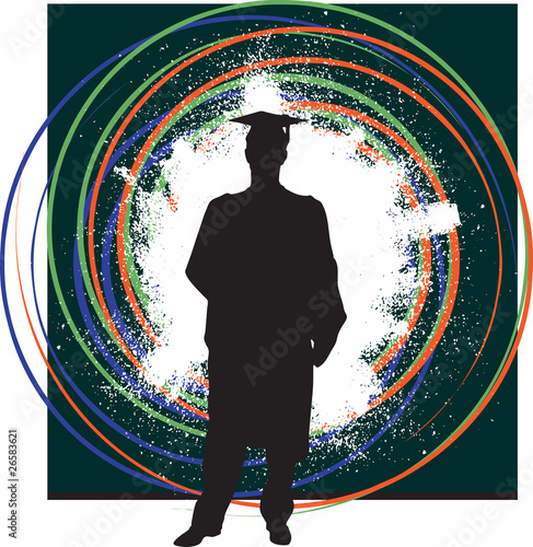 School graduate illustration
