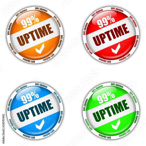 99% Uptime Buttons