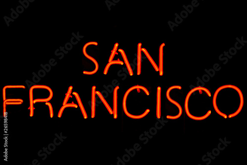 San Francisco neon sign