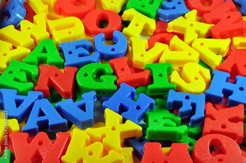 English Colorful Alphabet