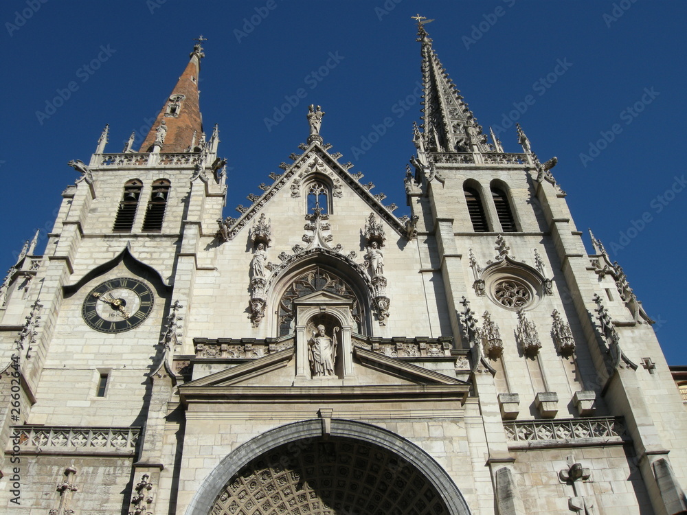 Fototapeta premium eglise Saint Nizier, Lyon - France