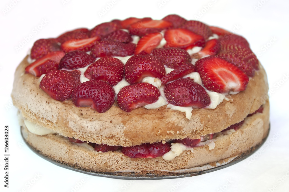 Gâteau aux fraises