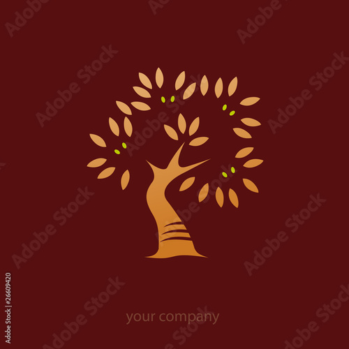 logo entreprise, arbre