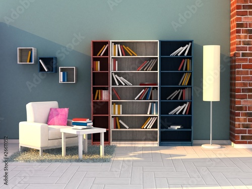 study room, modern room