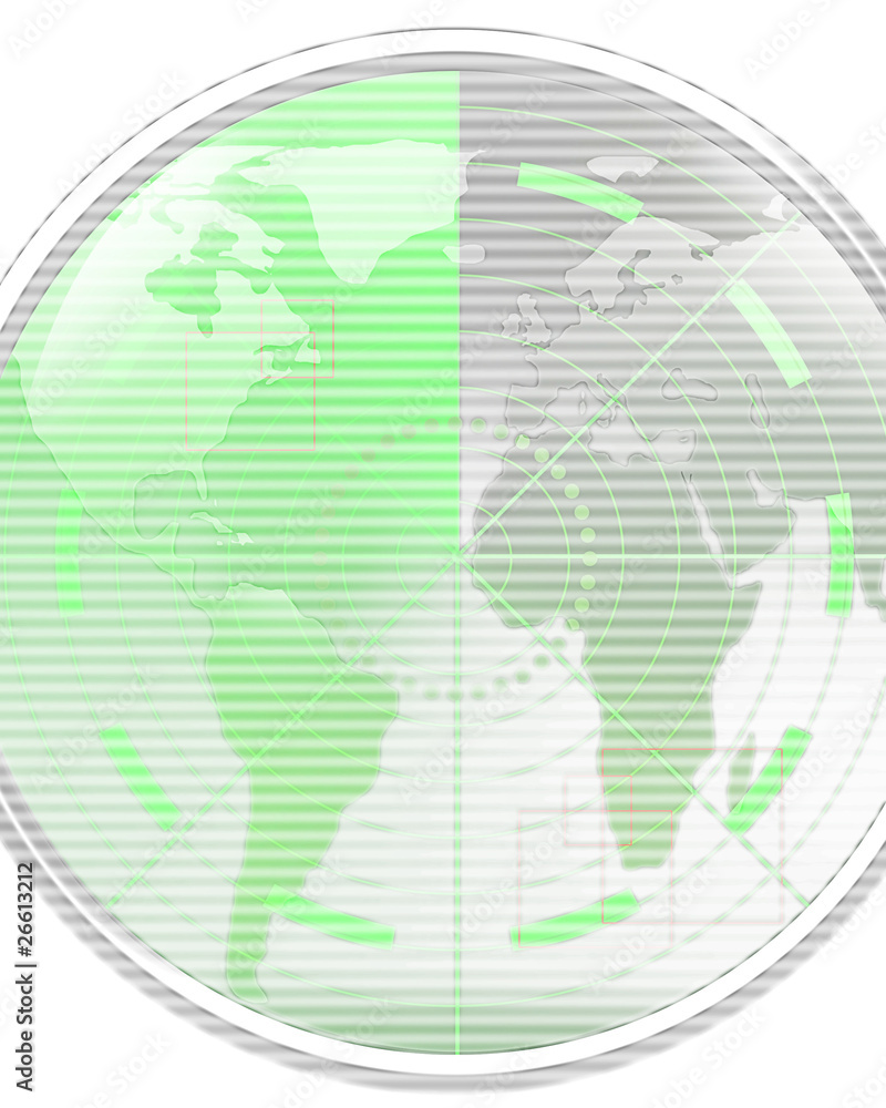 Fototapeta premium radar screen