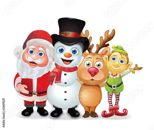 Santa Group Photo