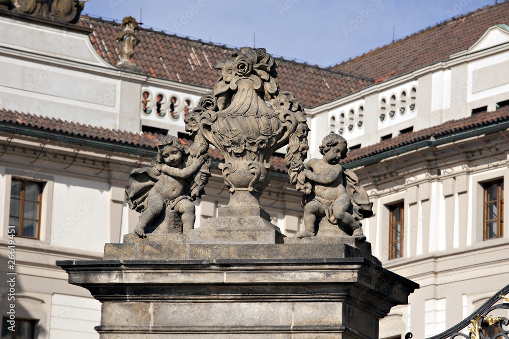 Obraz premium Colorful Prague gothic Castle