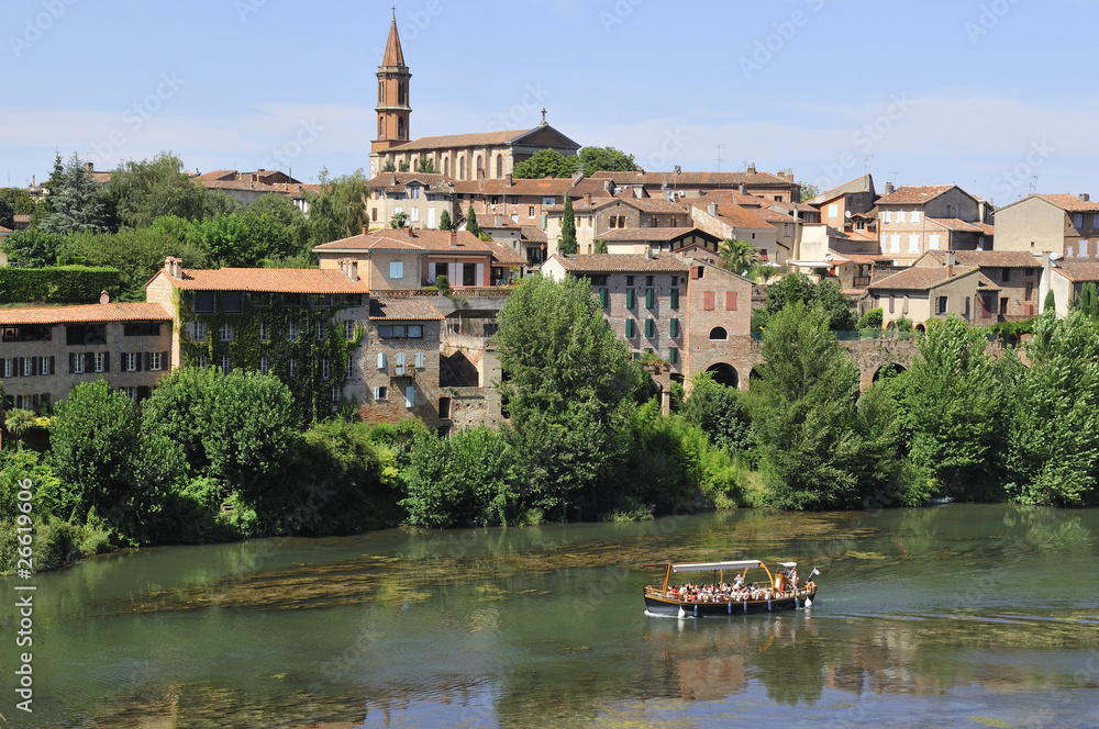 Fototapeta premium croisiere sur le Tarn