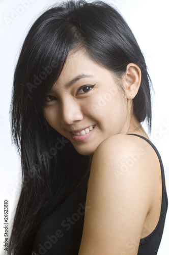 Young attractive Asian woman