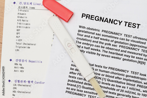 Fotografi Pregnancy test