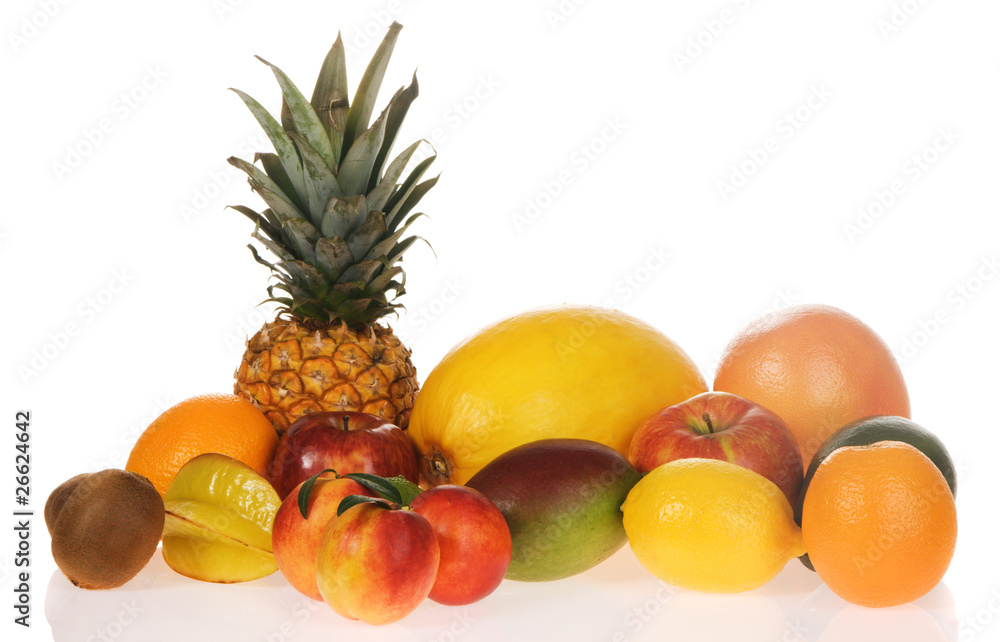 Assortment of fresh fruits