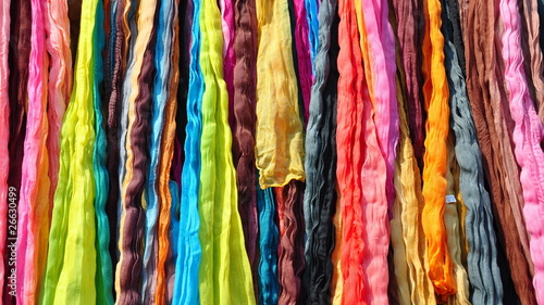 Colorful shawls