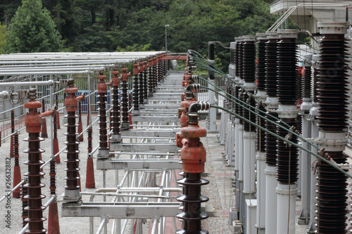 High voltage substation photo