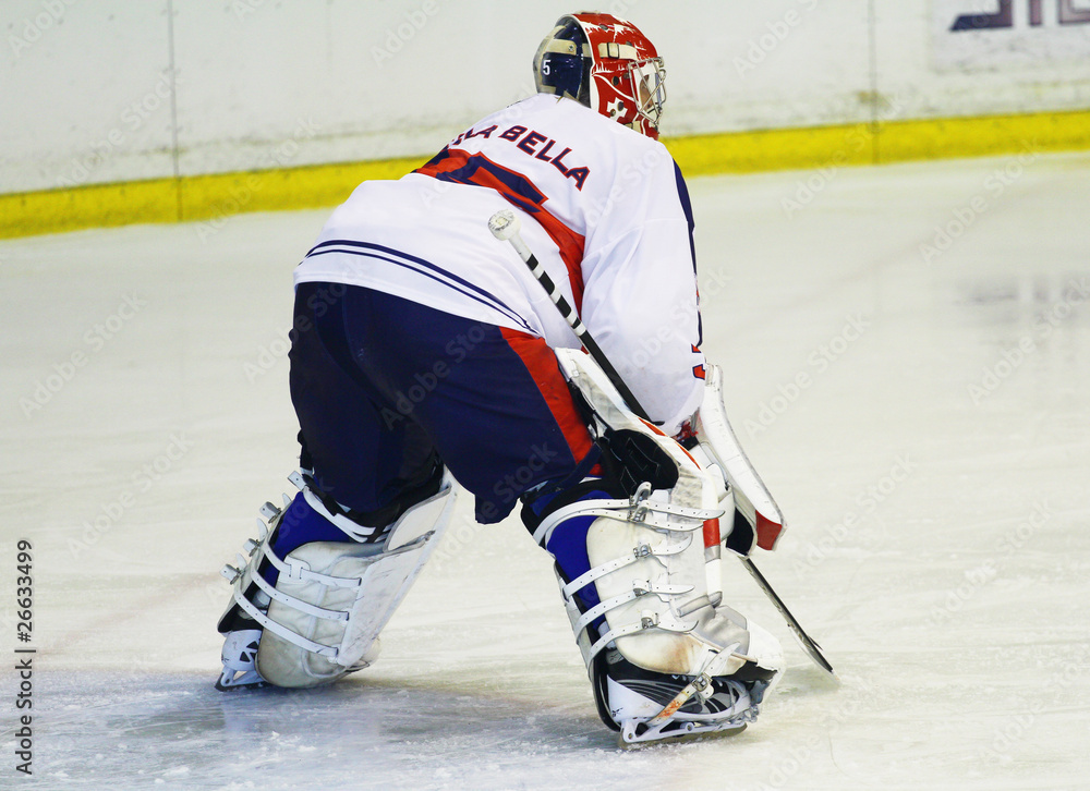 Fototapeta premium hockey goalie
