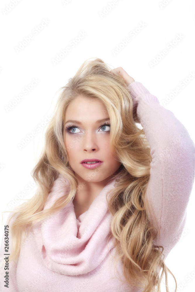 young blond woman young blond woman