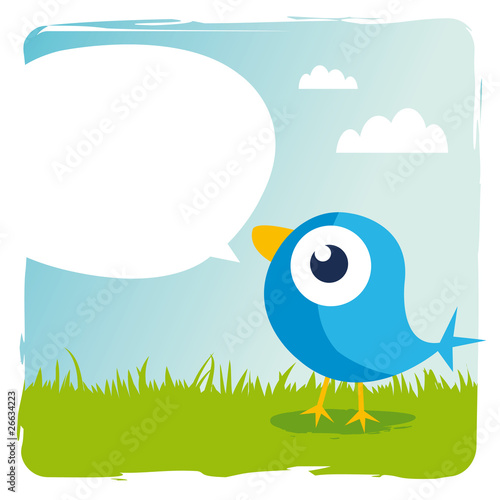 oiseau bleu twitter