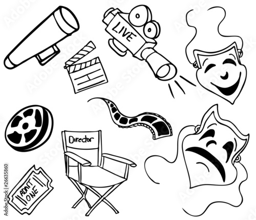 Movie Item Doodles