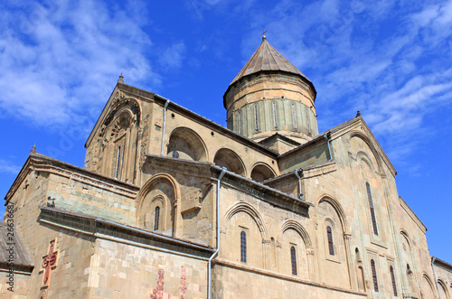 Svetitskhoveli Cathedral  in Mtskheta, Georgia photo