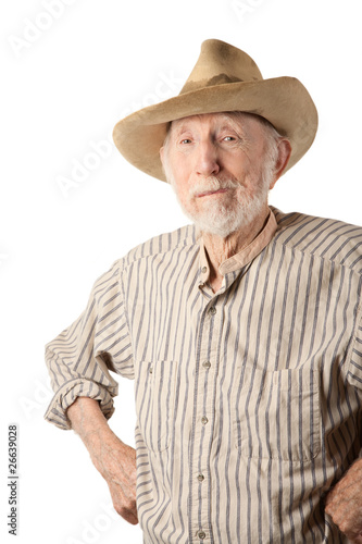 Grungy Senior Cowboy