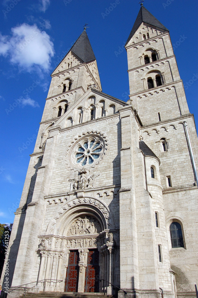 Romanesque Church in Wuerzburg, Bavaria