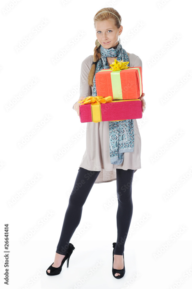 blonde with a gift blonde with a gift