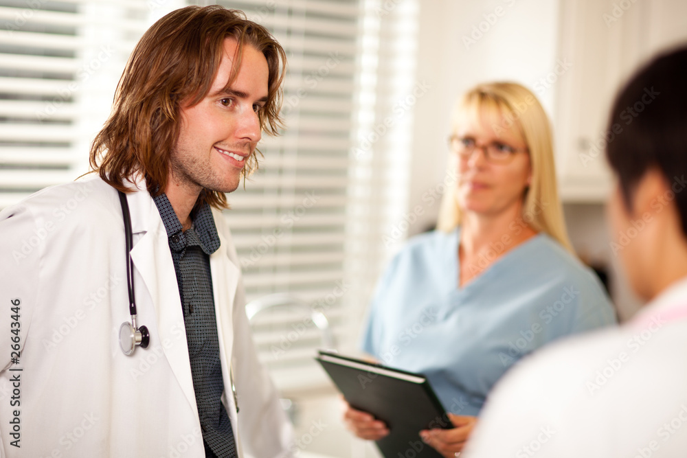 Doctors and Nurses Having Conversation Doctors and Nurses Having Conversation