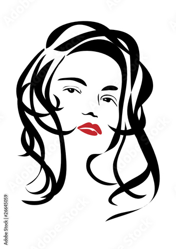 Женская голова / girl head