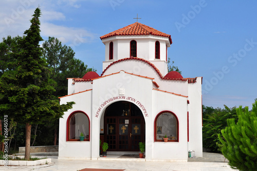 church in village Limenaria,island Thasos,Greece
