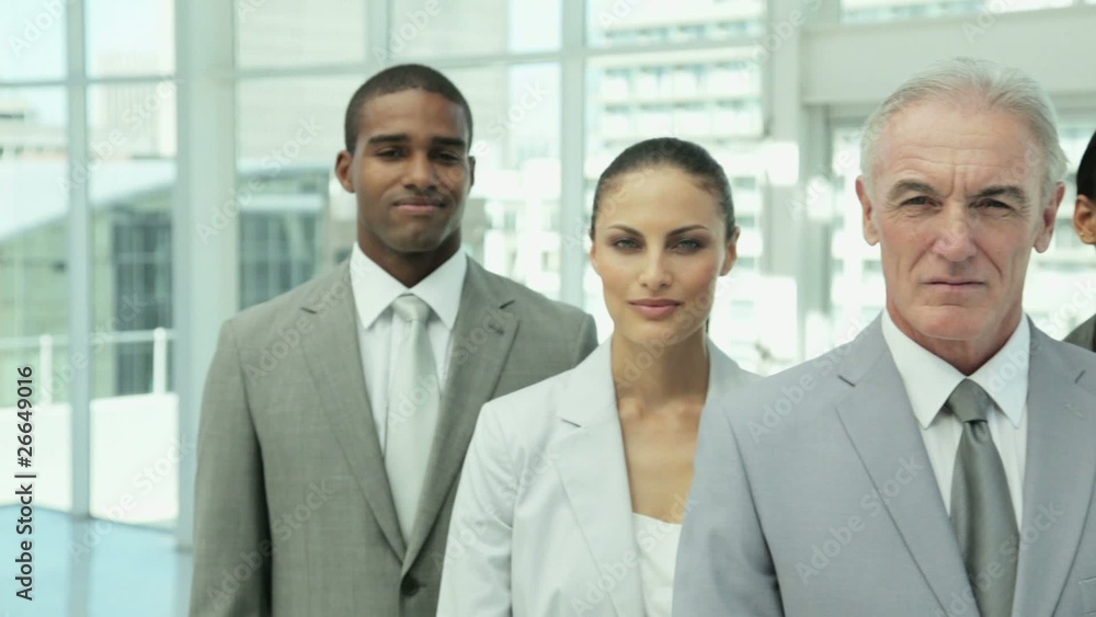 Confident Business Team Portrait Confident Business Team Portrait