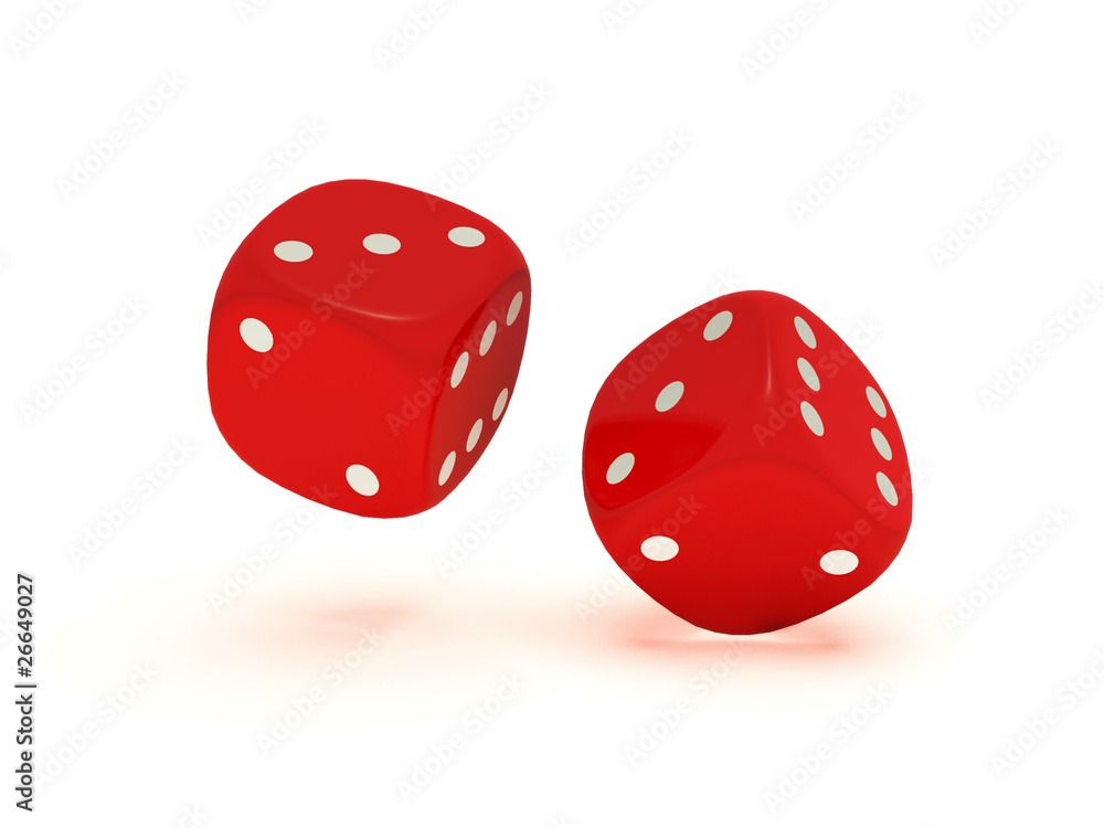 Floating dices Floating dices