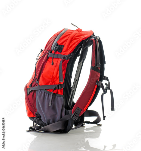 Red backpack