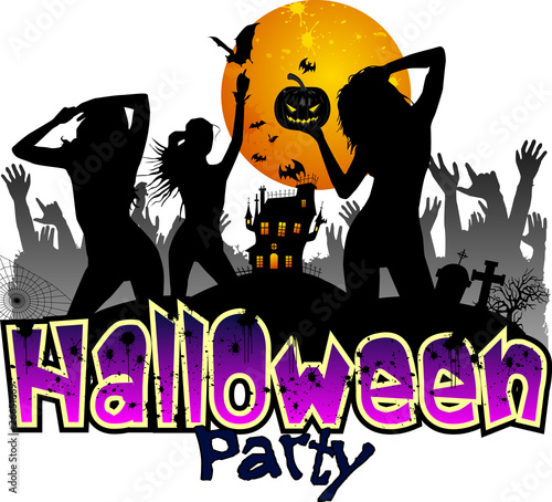 Halloween party night