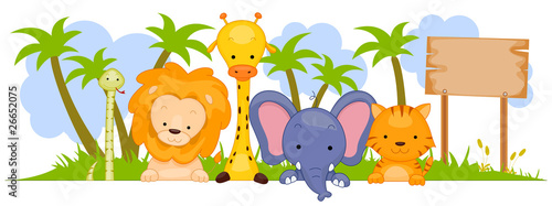 Wild Animal Banner