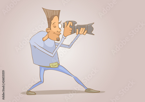 photographer with camera